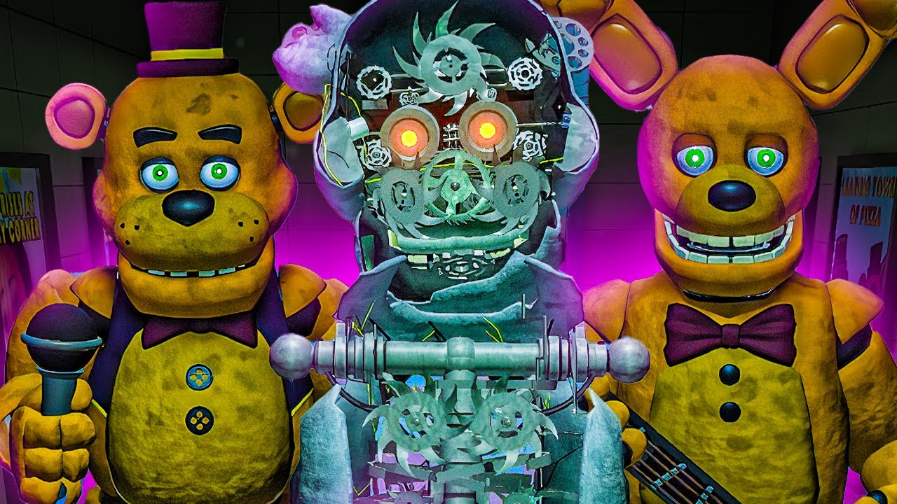 Пыточная машина Фредди и Спринг Аниматроники в Roblox FNAF Movie RP