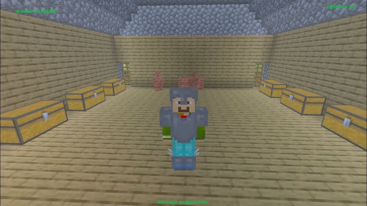 [minecraft] world of spirit episode 15 storage expansion