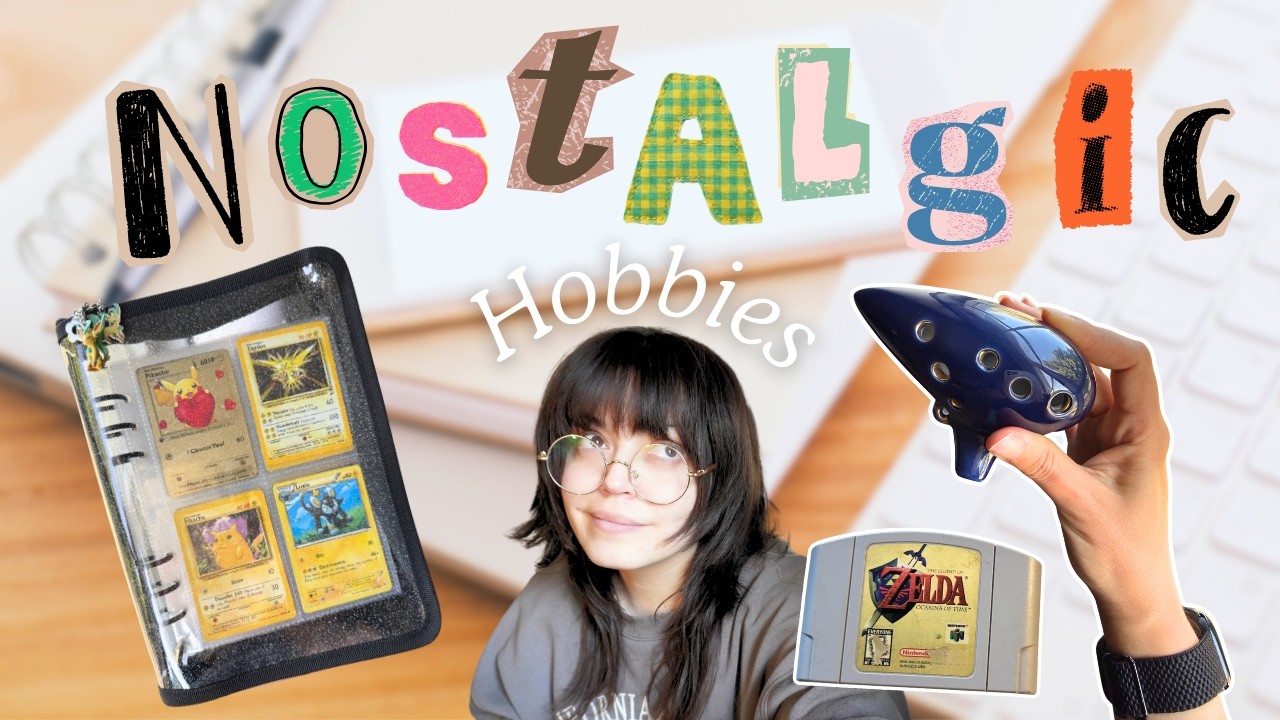cozy hobbies & rainy days 🍃🌧️ early 2000s nostalgia, pokemon & creating art | at home vlog