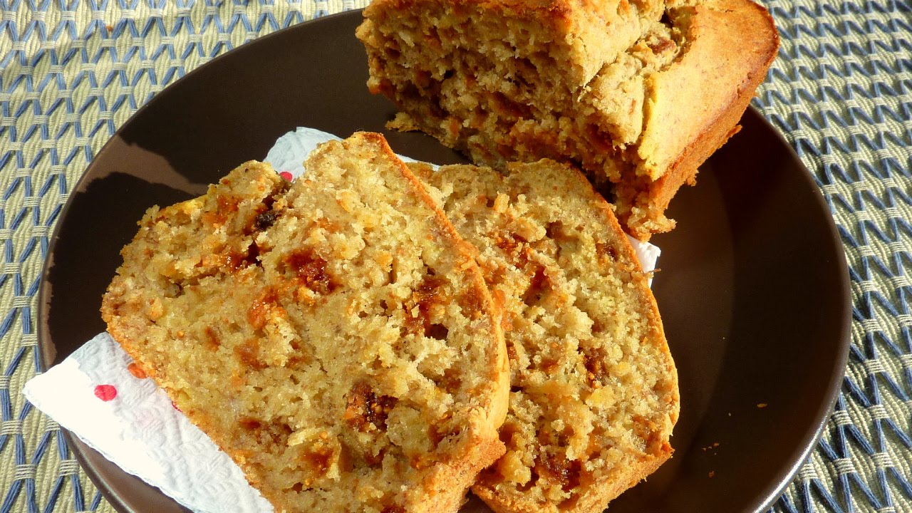 Receta: Bizcocho de plátano e higos, bajo en FODMAPs