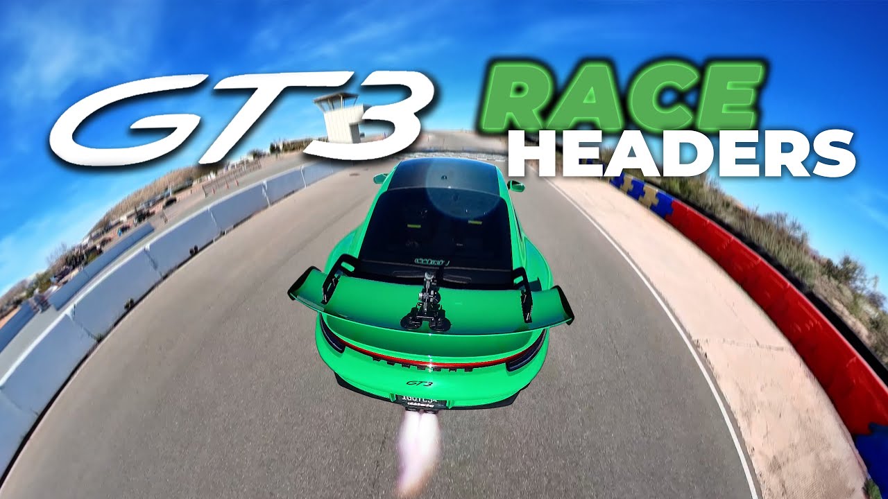 Porsche 911 (992) GT3 Catless Race Headers! | INSANE Sound + Flames