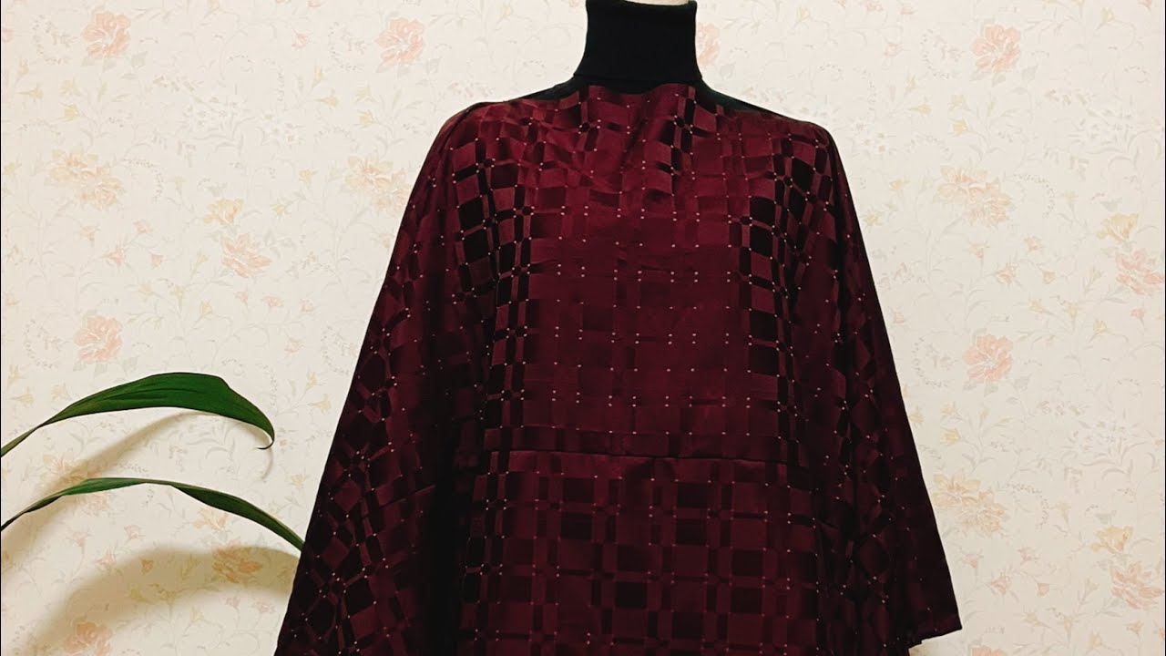 ビックリするくらい簡単なボレロ【着物リメイク】お腹隠れるサイズ♪Easy bolero jacket using kimono fabric