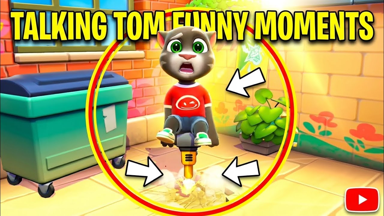 Talking Tom 2025 — Try Not to Laugh 😂 subscribe now ✅️ #talkingtom #talkingtomcat #funny #cat #tom 