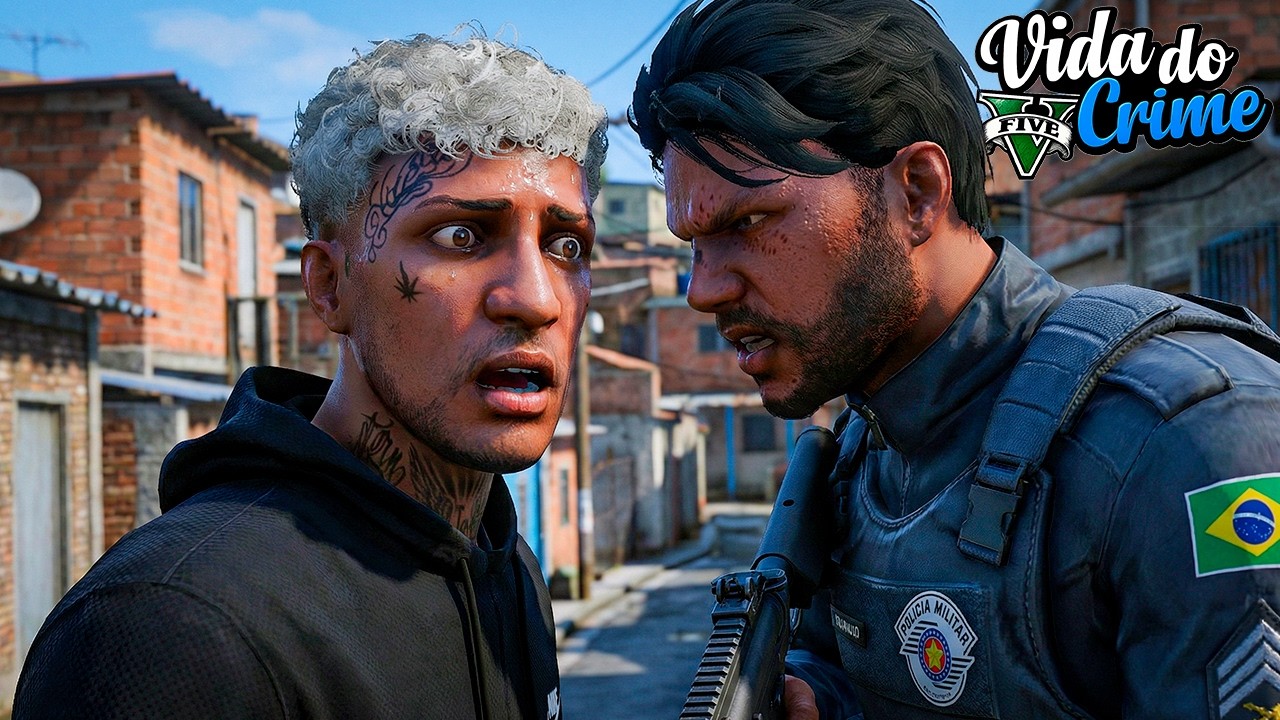 GTA V - VIDA DO CRIME | CONSEGUI SAIR DESSA, MAS ELE SURGIU NO MEU CAMINHO - #111