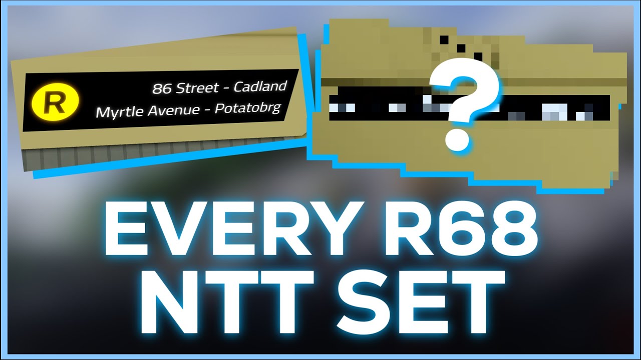 Every R68 NTT Test Set In PTA! | PTA Subway Roblox