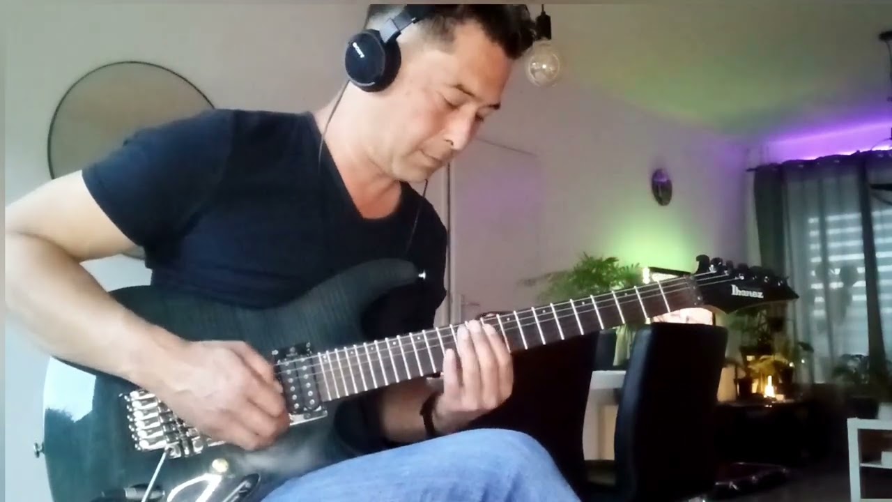 GUITAR JAM - Guitarsolo Soulful Funk Fusion - Ibanez S5470F Dark Shadow