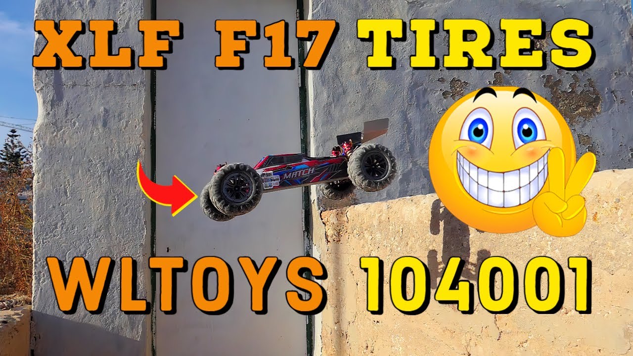 Шины XLF F17 на WLTOYS 104001, и это очень весело! Делает машину более устойчивой! Любить это!