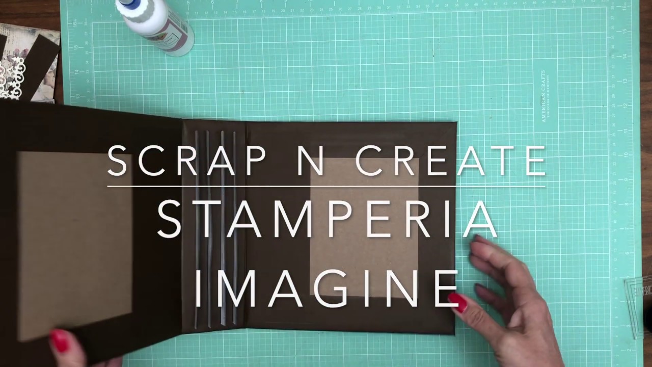 Stamperia Imagine Mini Album Tutorial Cover