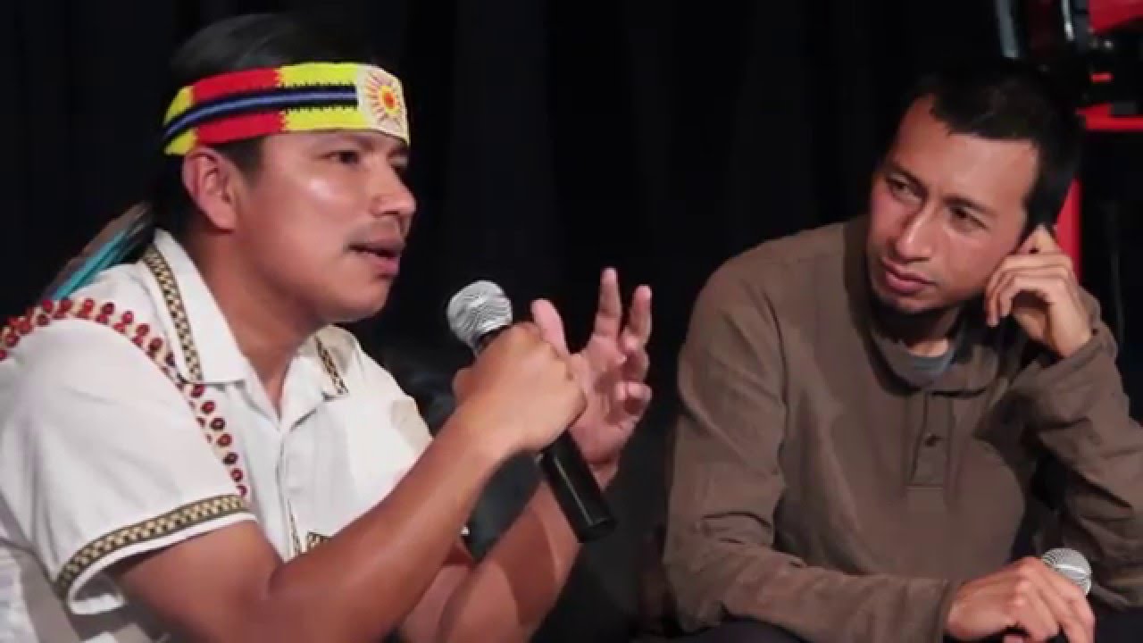 Conversatorio con Eriberto Gualinga, director de “descendientes del jaguar”