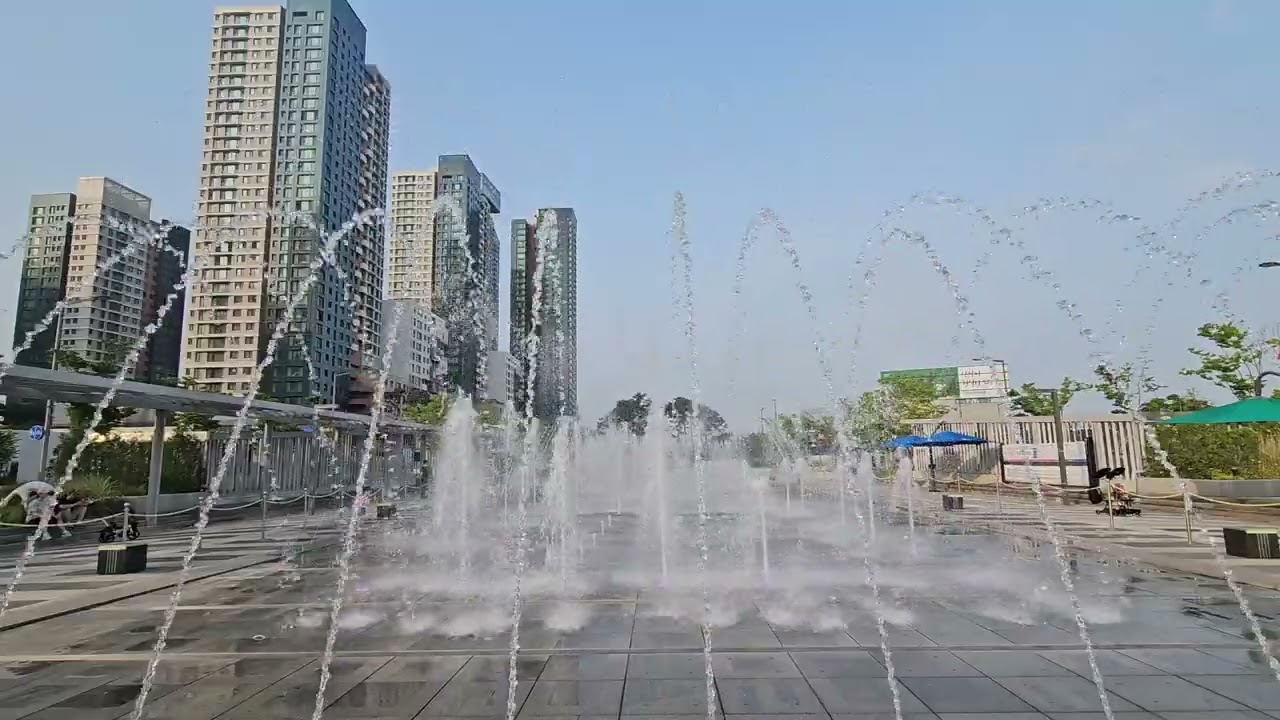 세종 도시상징광장 음악분수 20250607 (ABBA - Dancing Queen)