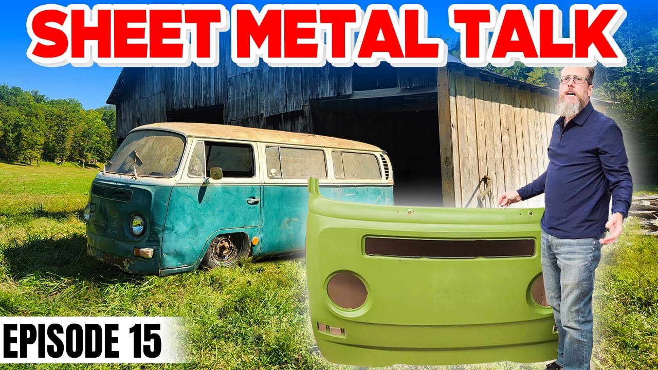 VW BUS Bay Window Barn Find- Sheet Metal Panels the Good, Bad & Ugly - VW Bus Restoration Episode 15