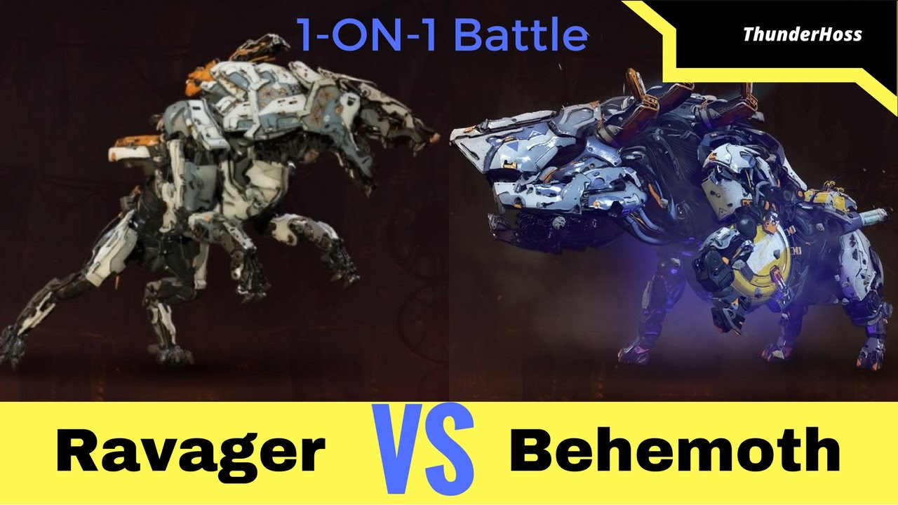 Horizon Zero Dawn - Ravager VS Behemoth (Horizon Fight Club #16)