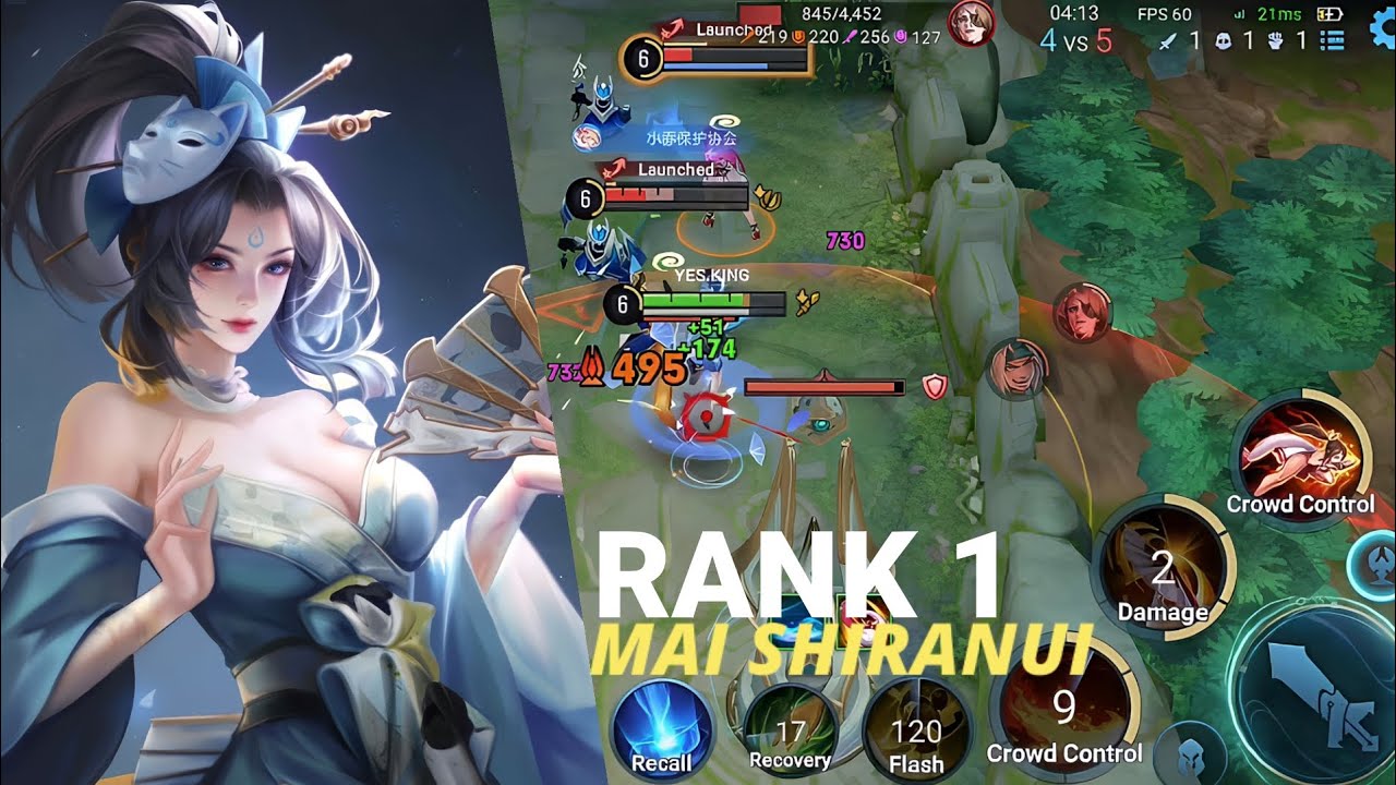 Top 1 mai shiranui Plays ! 60 FPS 