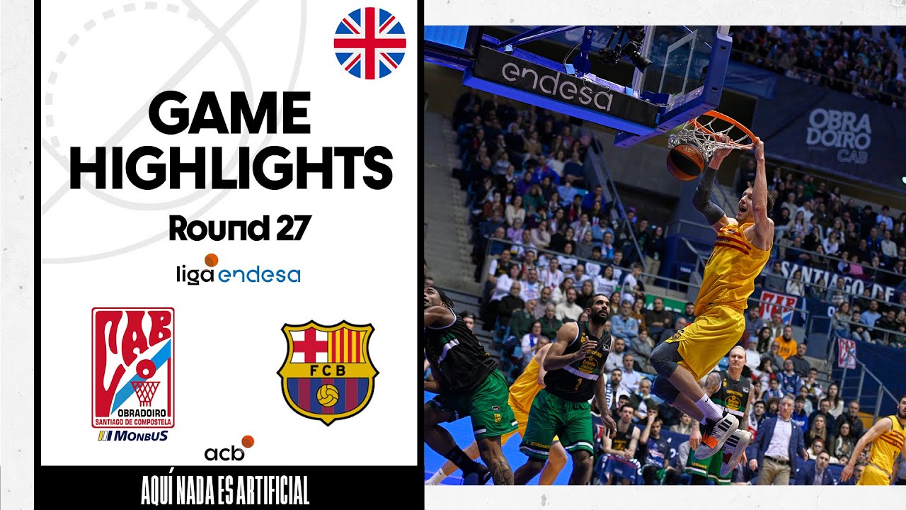 Monbus Obradoiro - Bar&ccedil;a (84-89) HIGHLIGHTS | Liga Endesa 2023-24