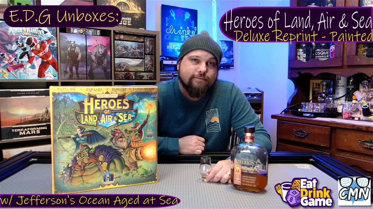 E.D.G Unboxes: Heroes of Land, Air & Sea - Deluxe Reprint (Painted Heroes)