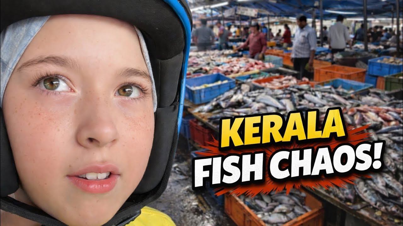 Впервые посетила знаменитый рыбный рынок Кералы 😱