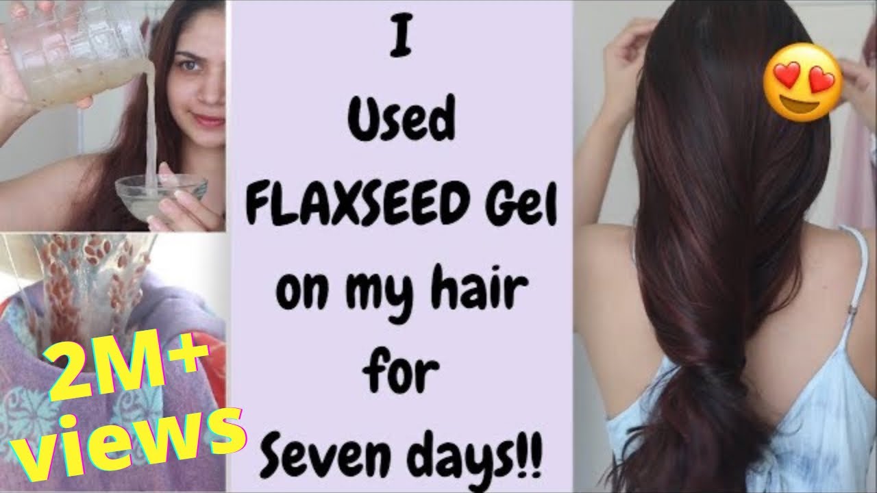 Я использовала гель FLAXSEED для волос в течение 1 недели, и вот что произошло...