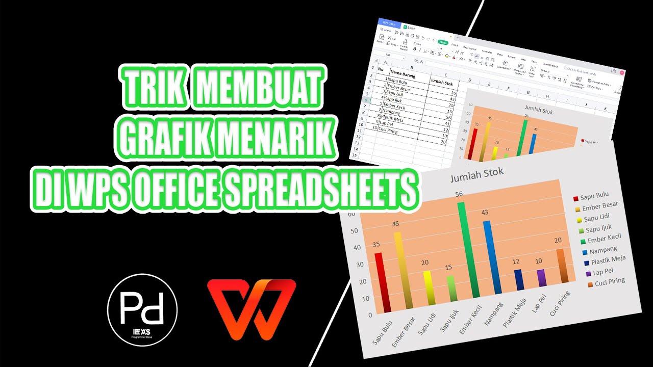 TRIK MEMBUAT GRAFIK MENARIK DI WPS OFFICE SPREADSHEETS