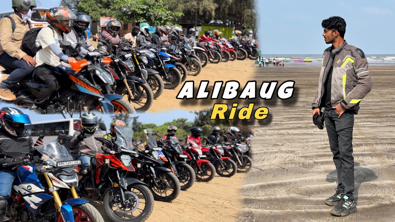 Mumbai to Alibaug Bike Ride -  UD Family सोबत निघालो अलिबाग राईड ला #unrealdreams