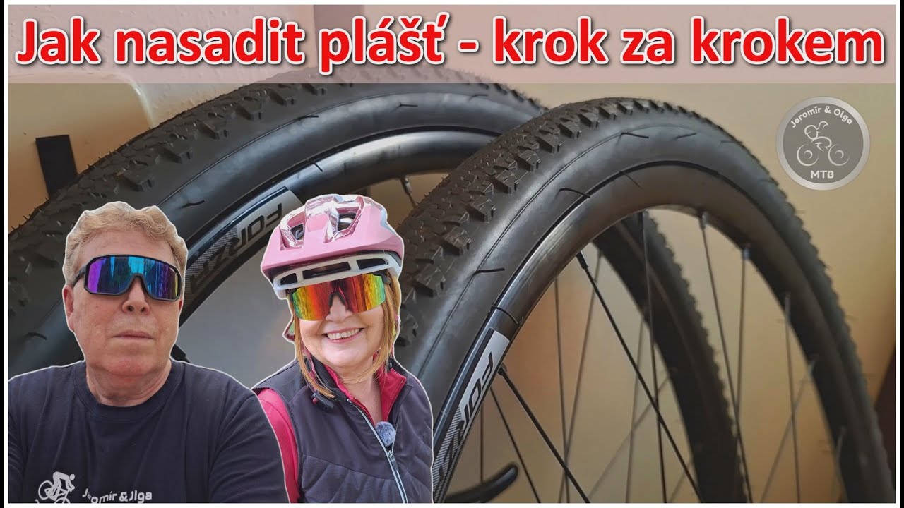 Nasazení pláště krok za krokem