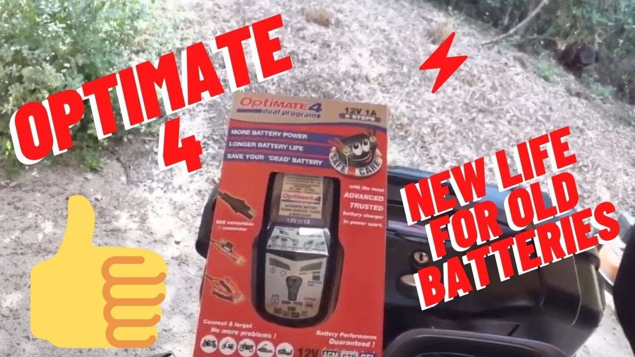 OPTIMATE 4 RECOVERS A DEAD BATTERY
