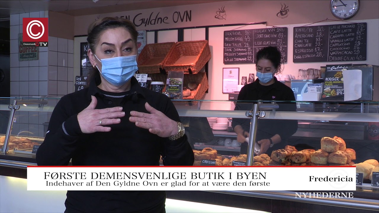 Den Gyldne Ovn har fået diplom for at være demensvenligt spisested..!