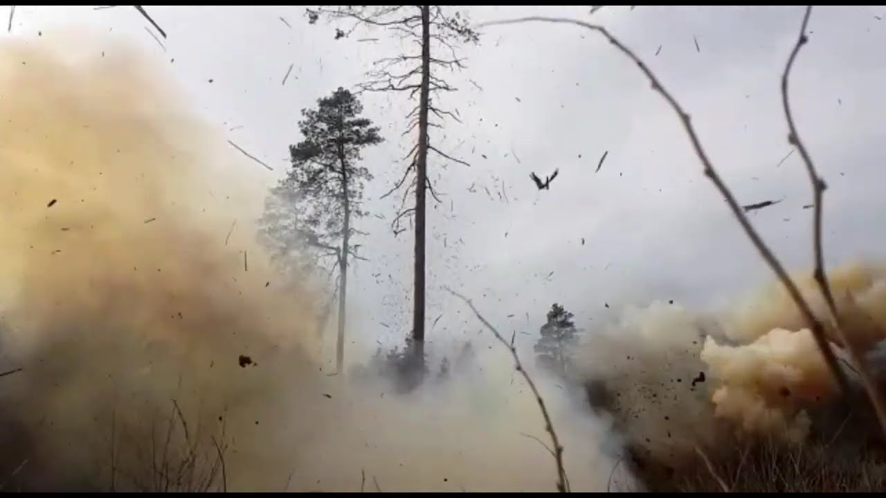 10 kg Ammonal (AN + AL; Ammonium Nitrate + Aluminium) Explosion
