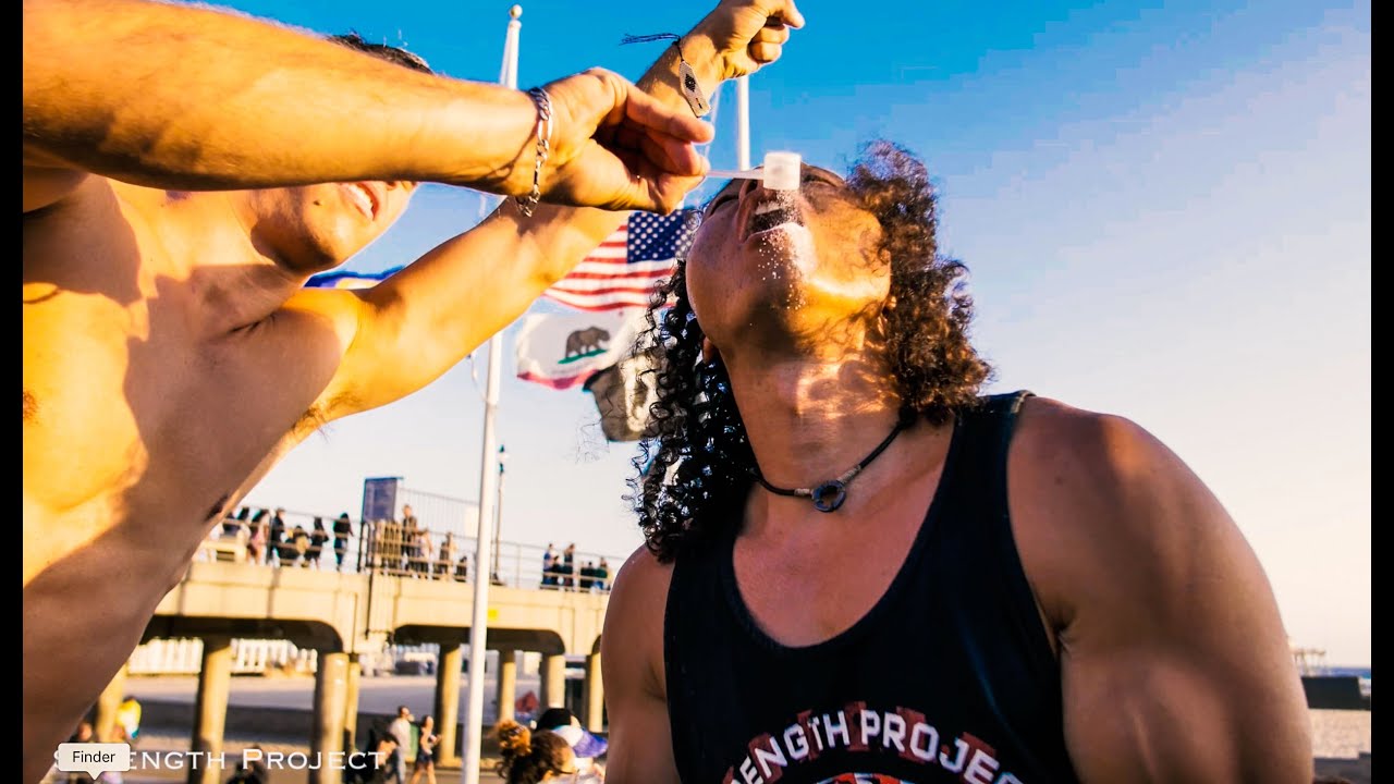 Strength Project Training Session: Simonster, Sam Tribble in Huntington Beach