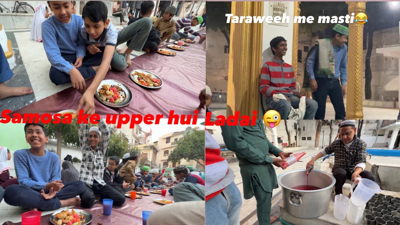 4th roza mashaallah | samosa ke upper hui ladai 😜