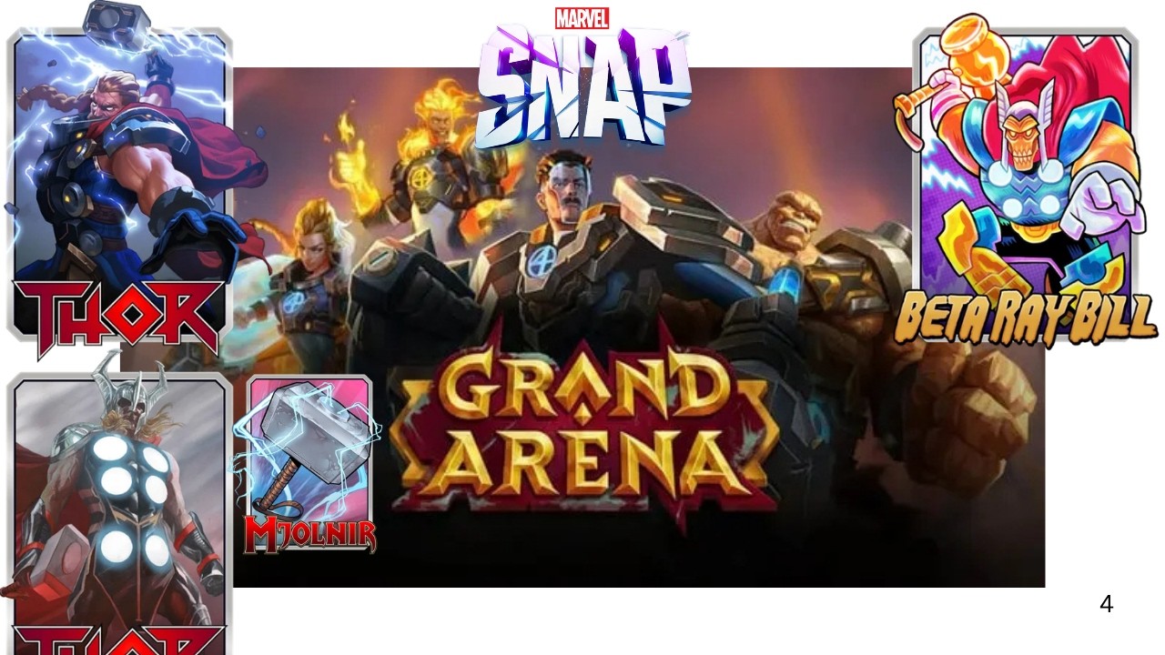 Marvel Snap Thor & Beta Ray Bill Grand Arena Matches | OH-SNAP Ep 7: Hammer Bros Deck Highlight