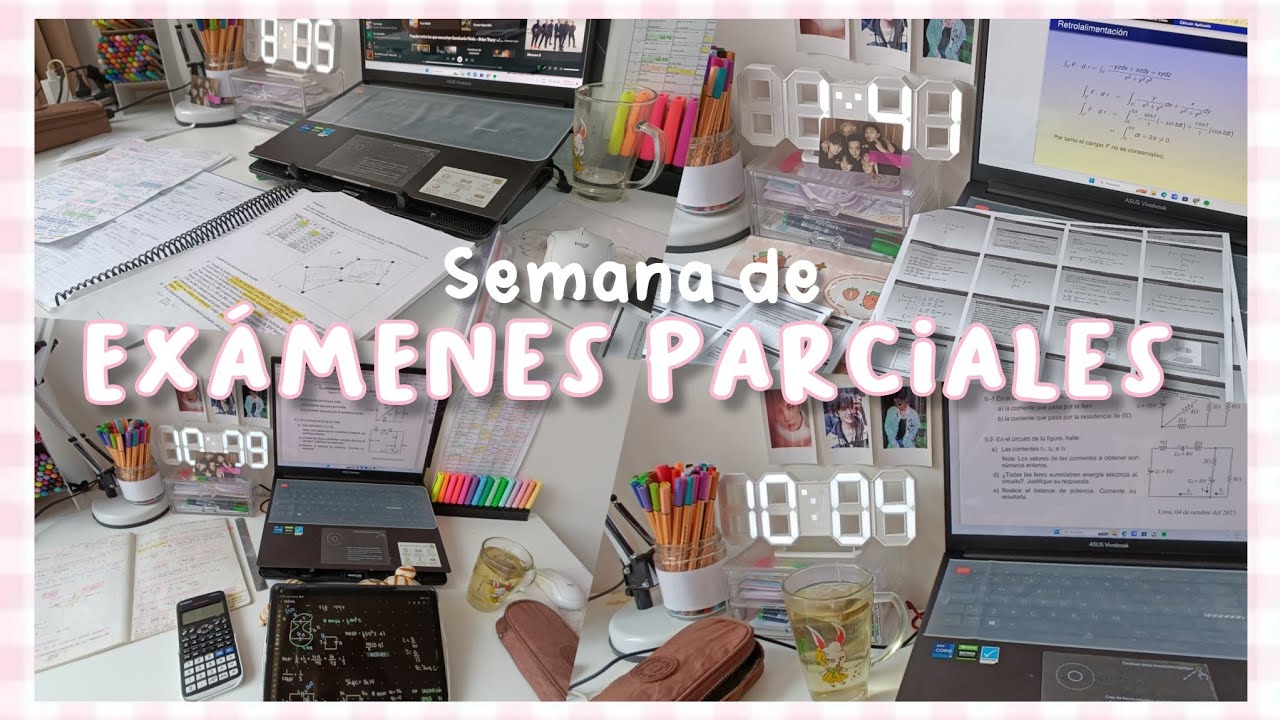 SEMANA DE EXÁMENES PARCIALES CONMIGO🍓✨ - Moonberry Diaries