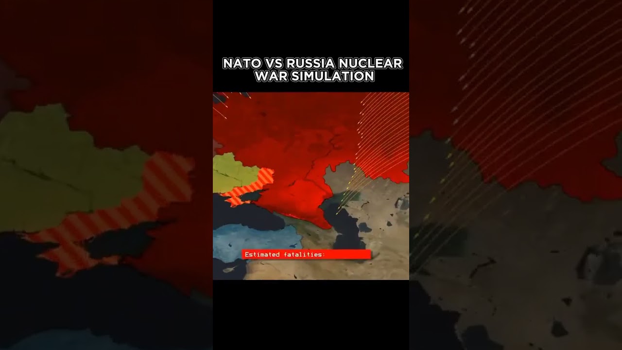 Nato vs Russia | Nuclear War Simulation #countries #countriesedit #countriesoftheworld #military #w