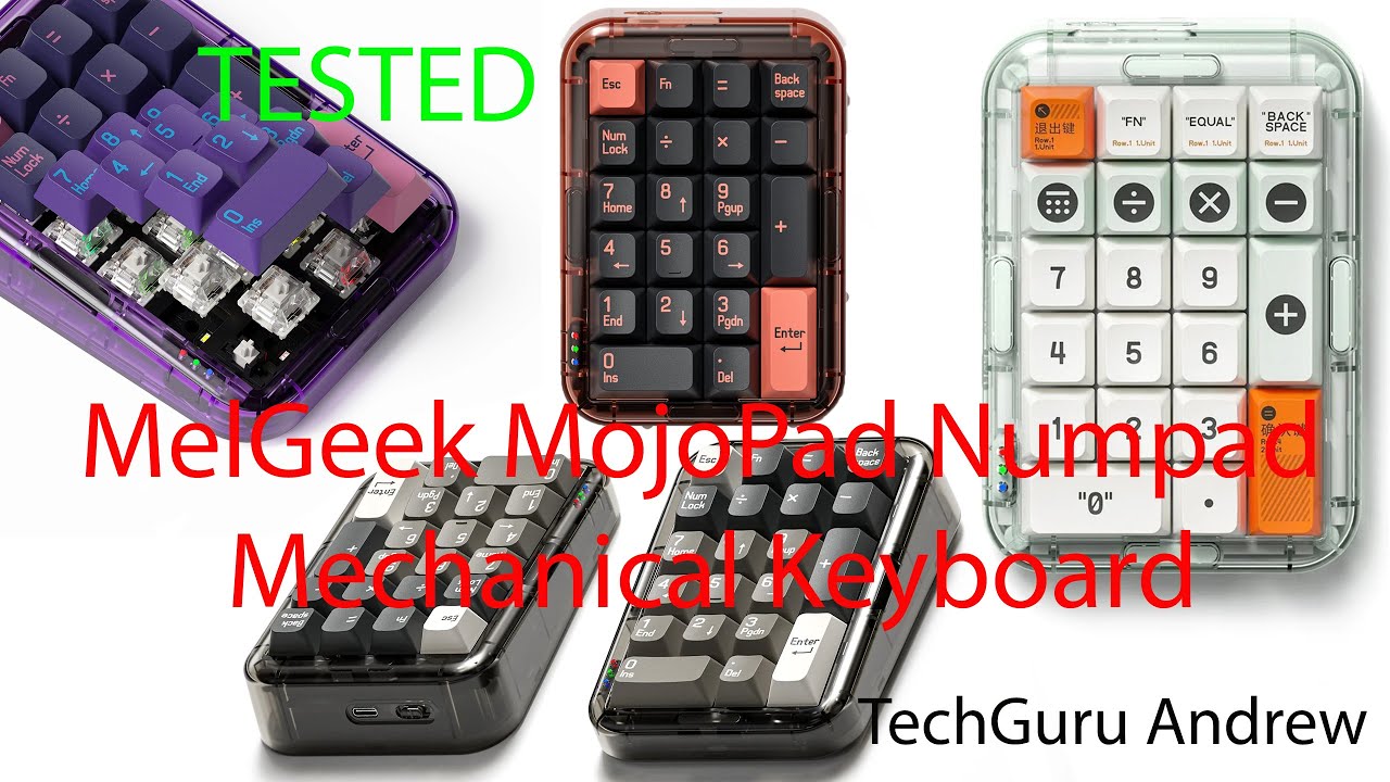 MelGeek MojoPad Plastic Numpad Mechanical Keyboard