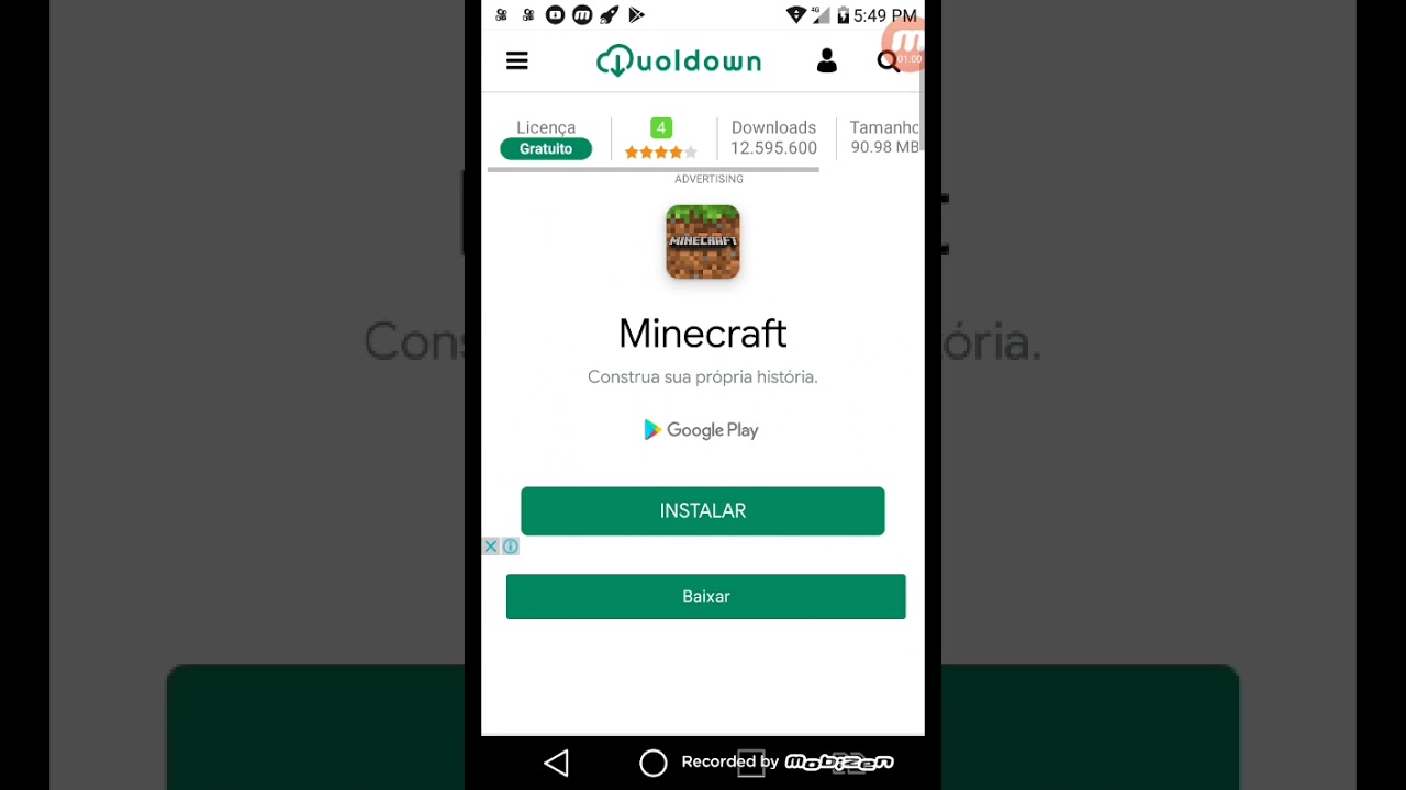como baixar minift pelo gugom