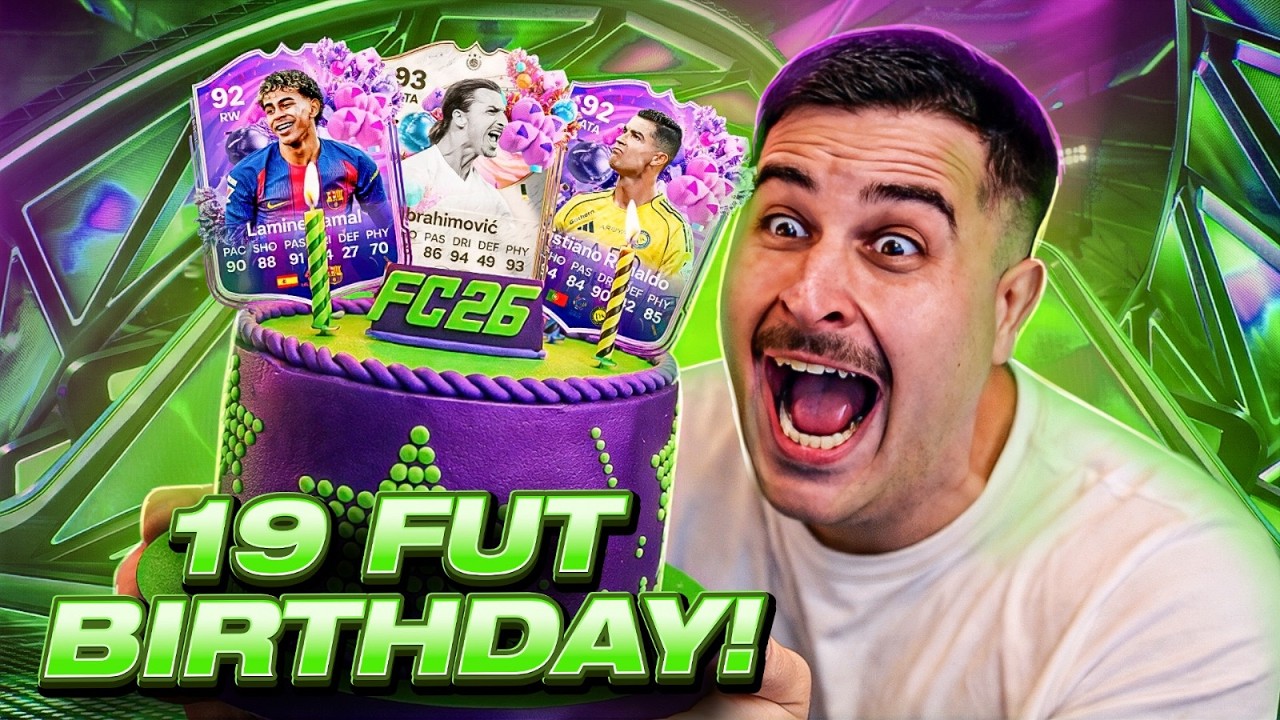 O ANIVERSÁRIO DO FUT TÁ INSANO !TIREI 19 FUT BIRTHDAY E 1 ICON BRABO NO PACK OPENING!
