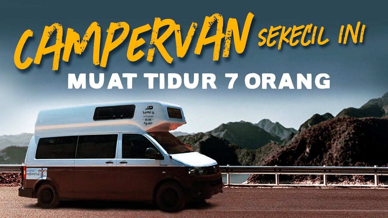 Campervan VW T5 Muat untuk 7 Orang | Roadtrip Indonesia