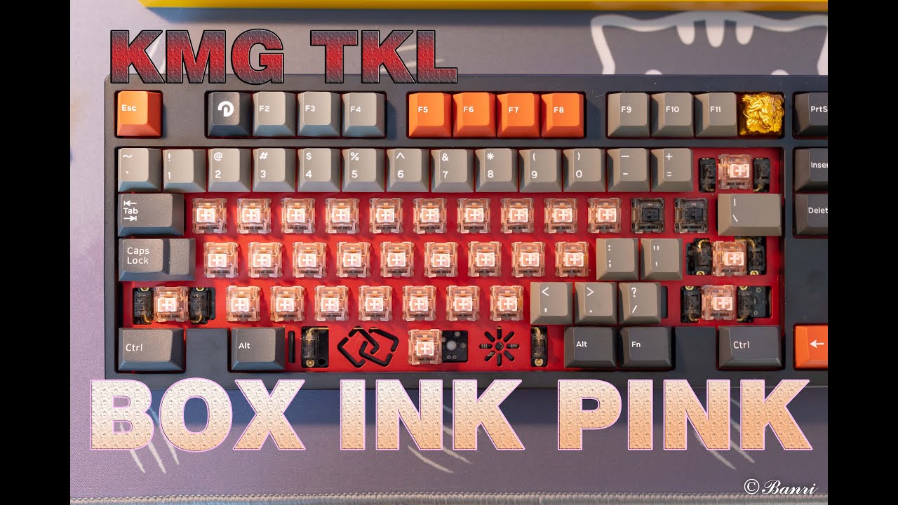 Gateron Box Ink Pink with KMG TKL
