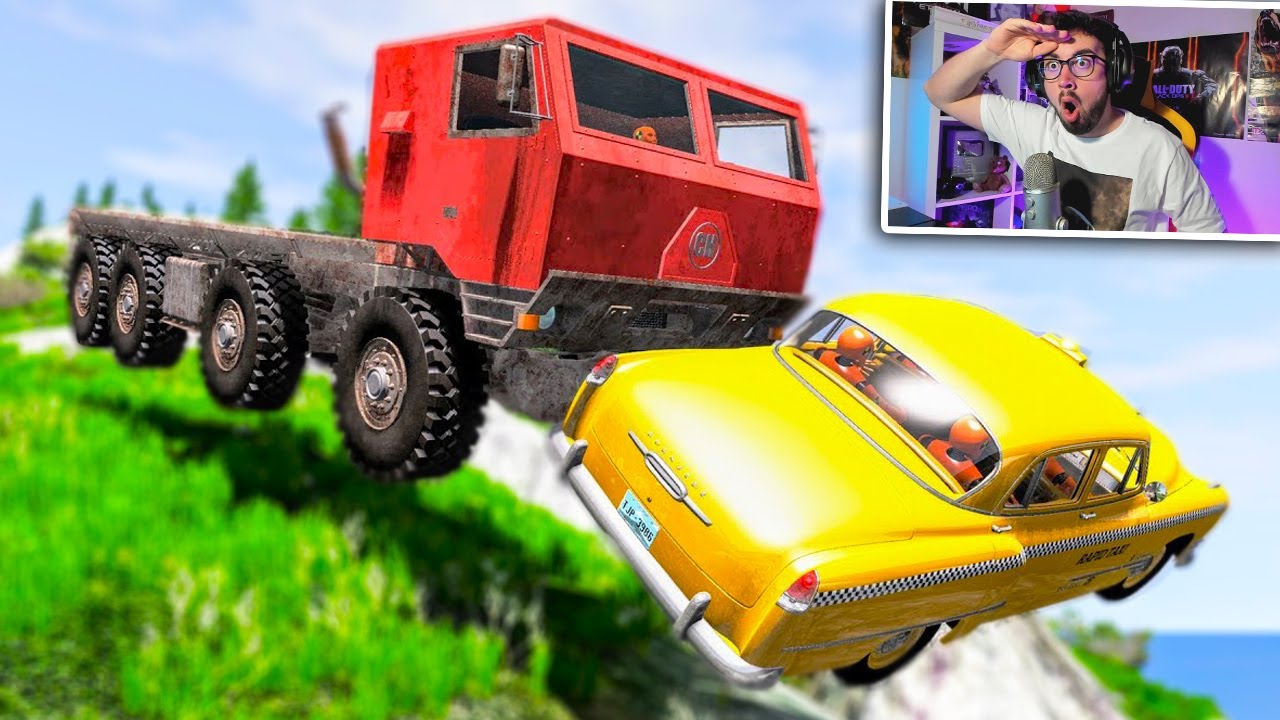 ACCIDENTES DESTRUCTIVOS EN BARRANCOS | BeamNG Drive