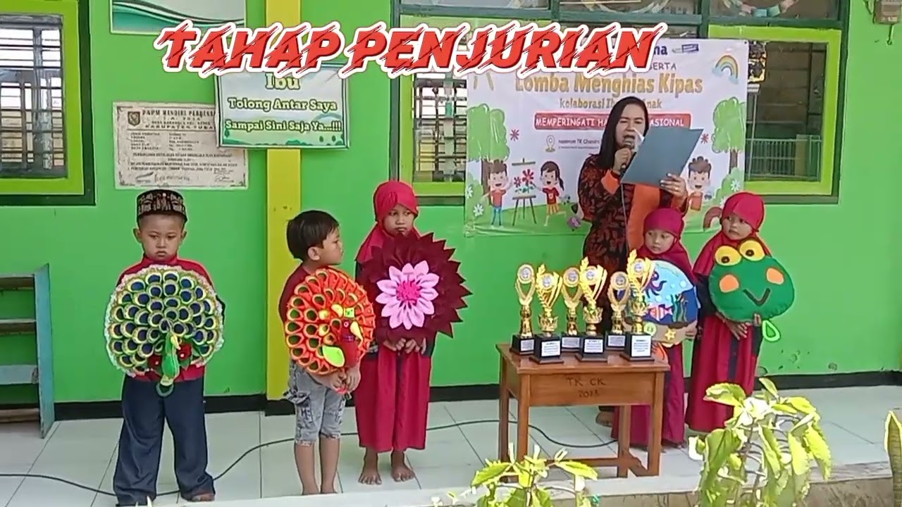 LOMBA MENGHIAS KIPAS KOLABORASI IBU & ANAK Peringatan HAN 2023 TK Chandra Kirana #harapanibupertiwi