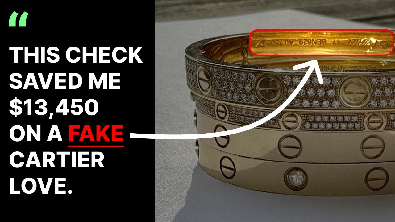 How to Spot FAKE Cartier Love Bracelets (2025 Update)