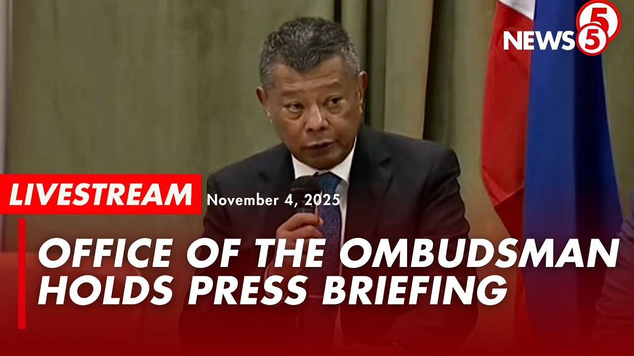 LIVE | Office of the Ombudsman holds press briefing