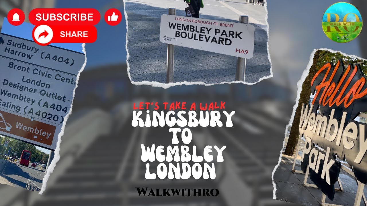 Let’s walk: KINGSBURY TO WEMBLEY LONDON - SUNDAY 15 October 2023 #walkwithro