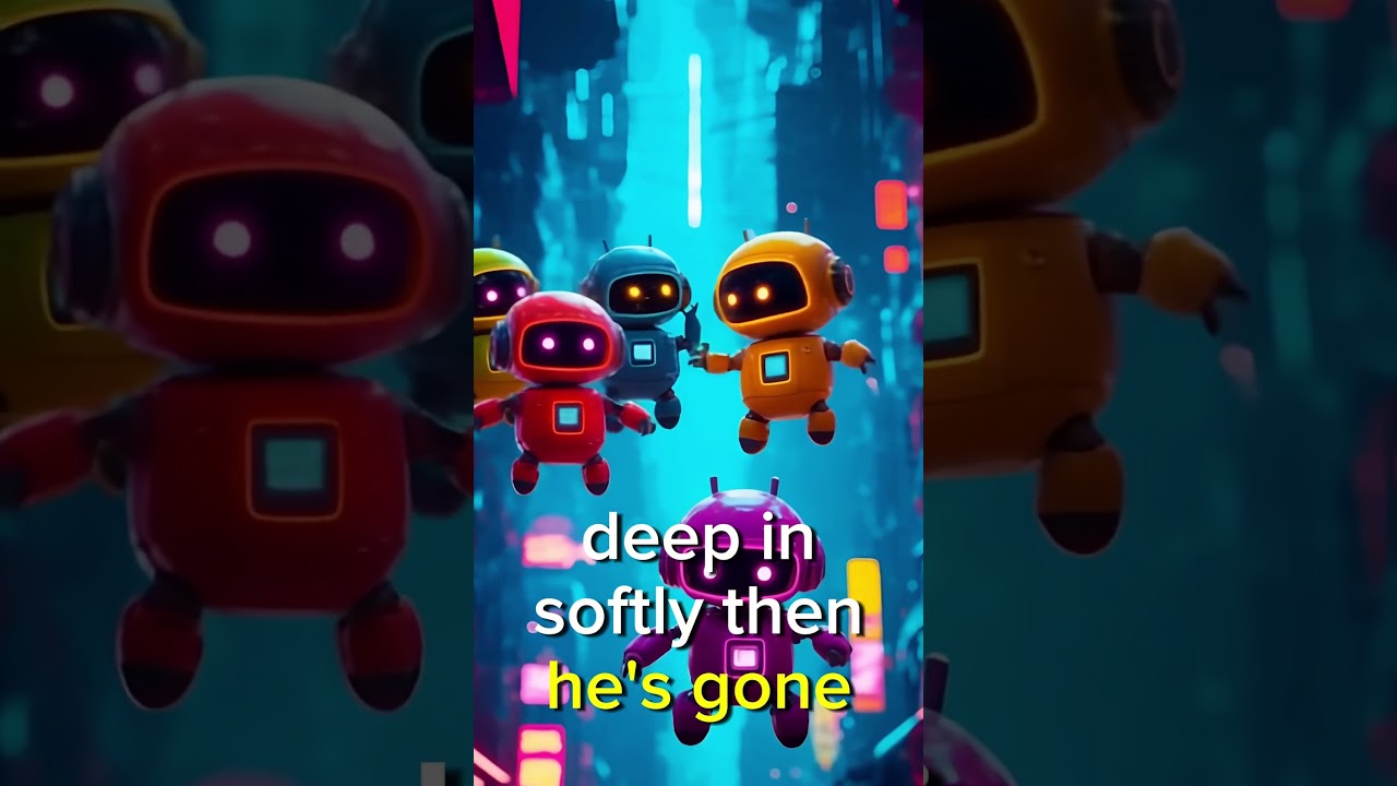 Five Little Robots [ A counting down song ]
