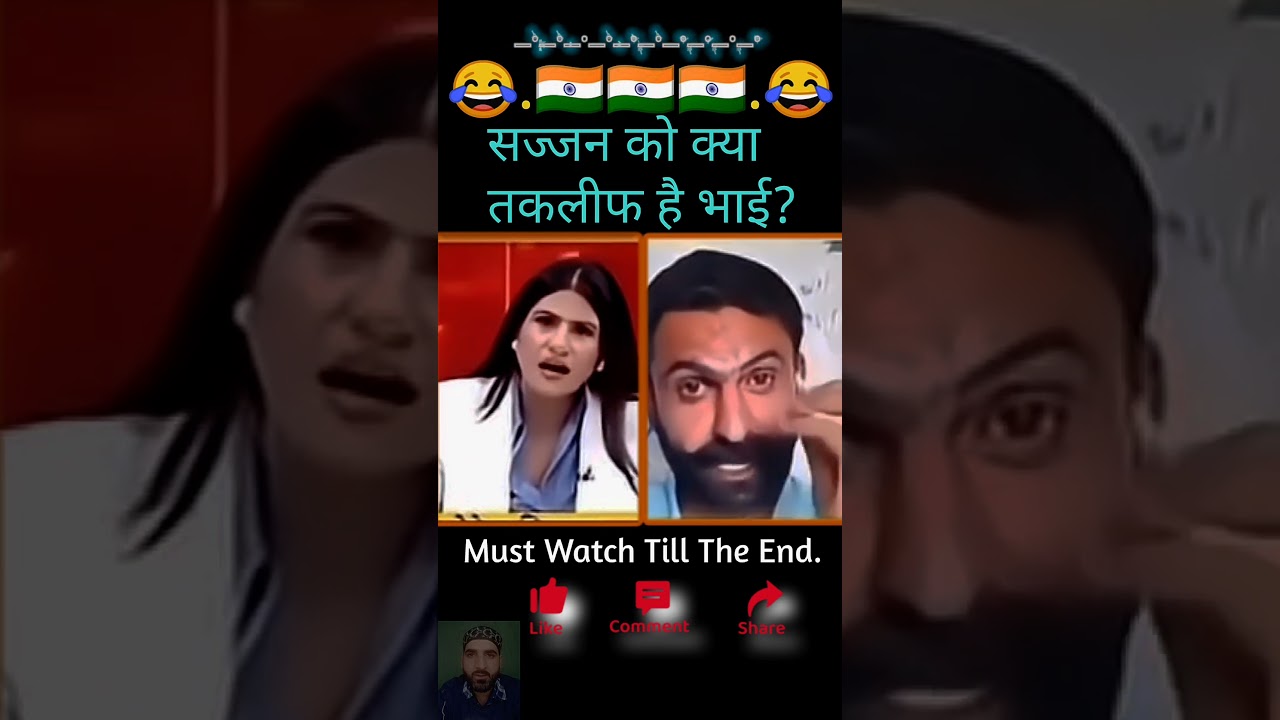 News anchor ko Achcha jawab Diya | Live Debate Show #shortfeed #ytshort #viral