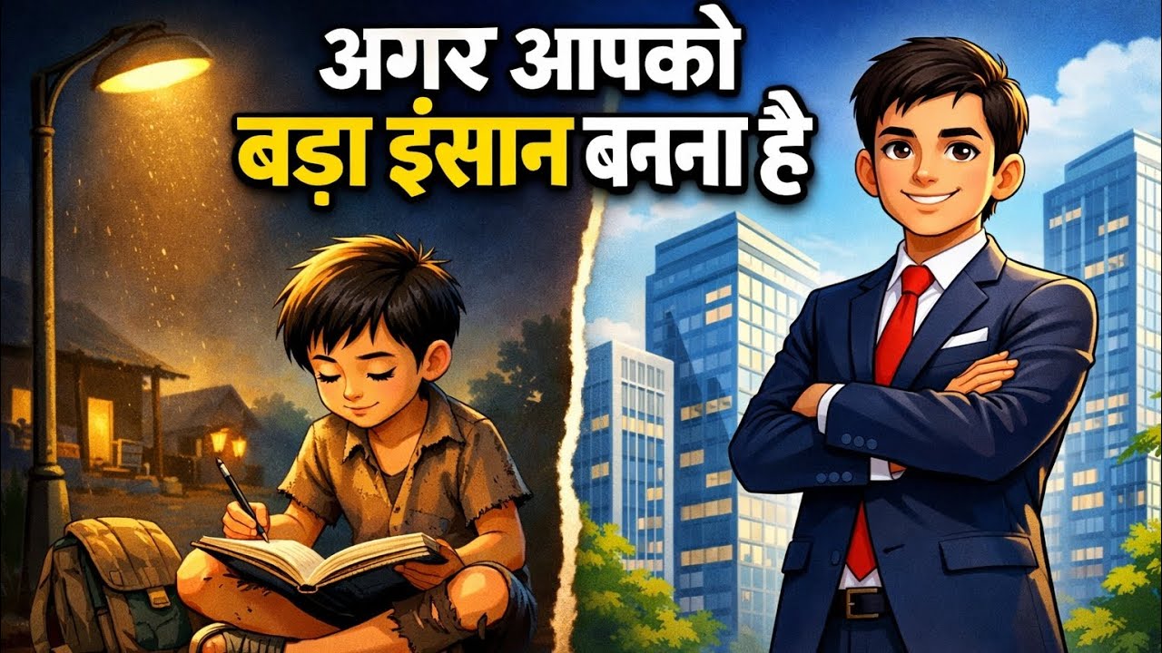 अगर आपको बड़ा इंसान बनना है ( तो ये वीडियो जरूर देखो ) Motivational video in hindi | Success video |