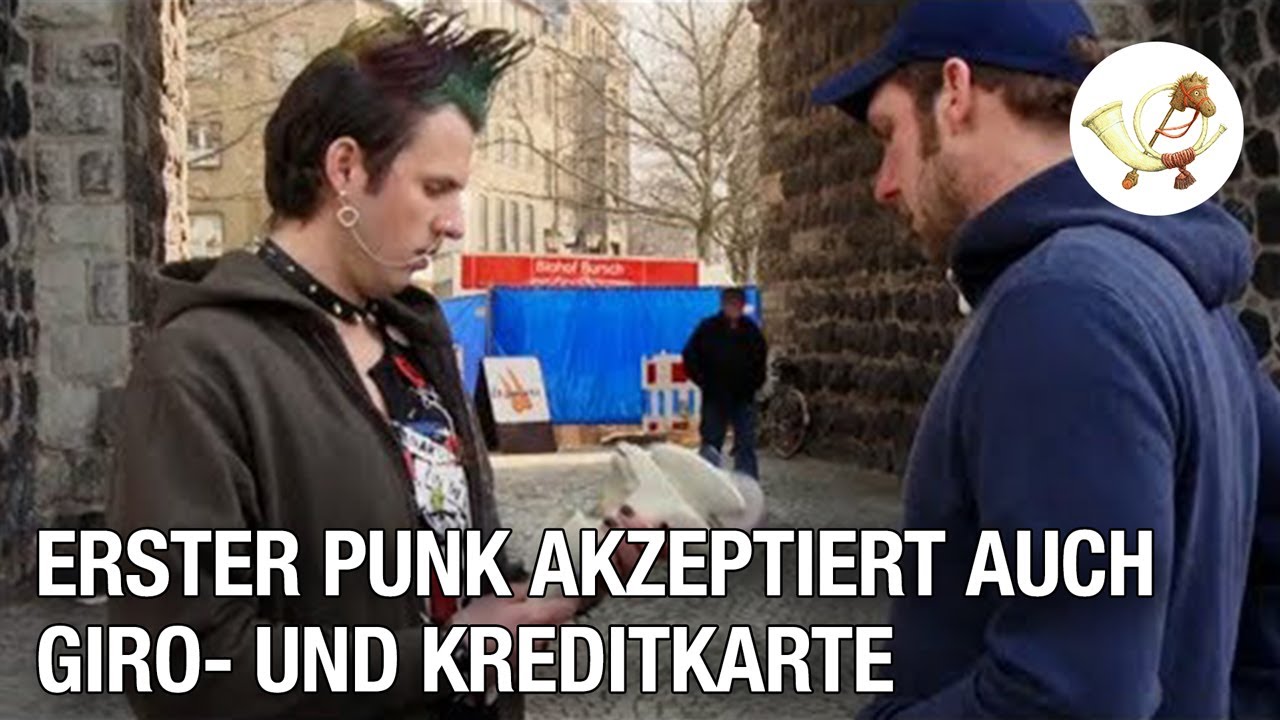 Erster Punk akzeptiert auch Giro- und Kreditkarte [Postillon24]