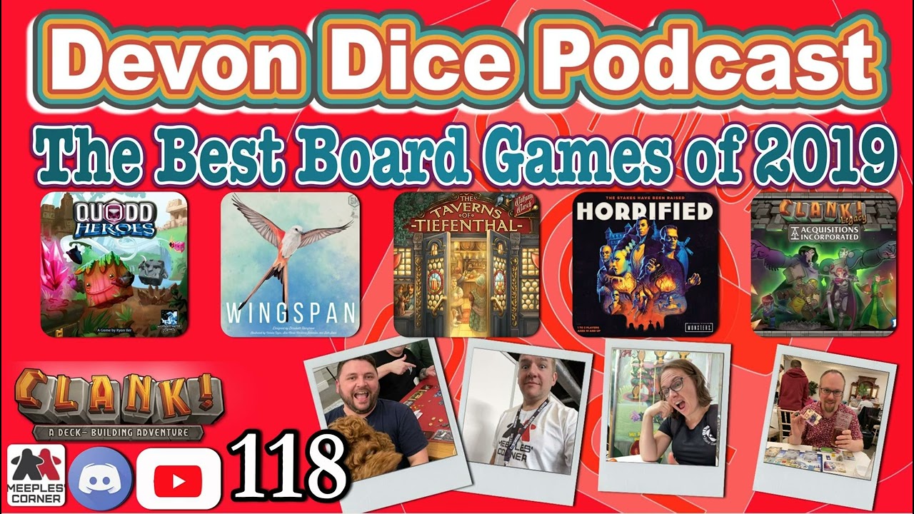 118 Devon Dice Podcast the best Board Games of 2019