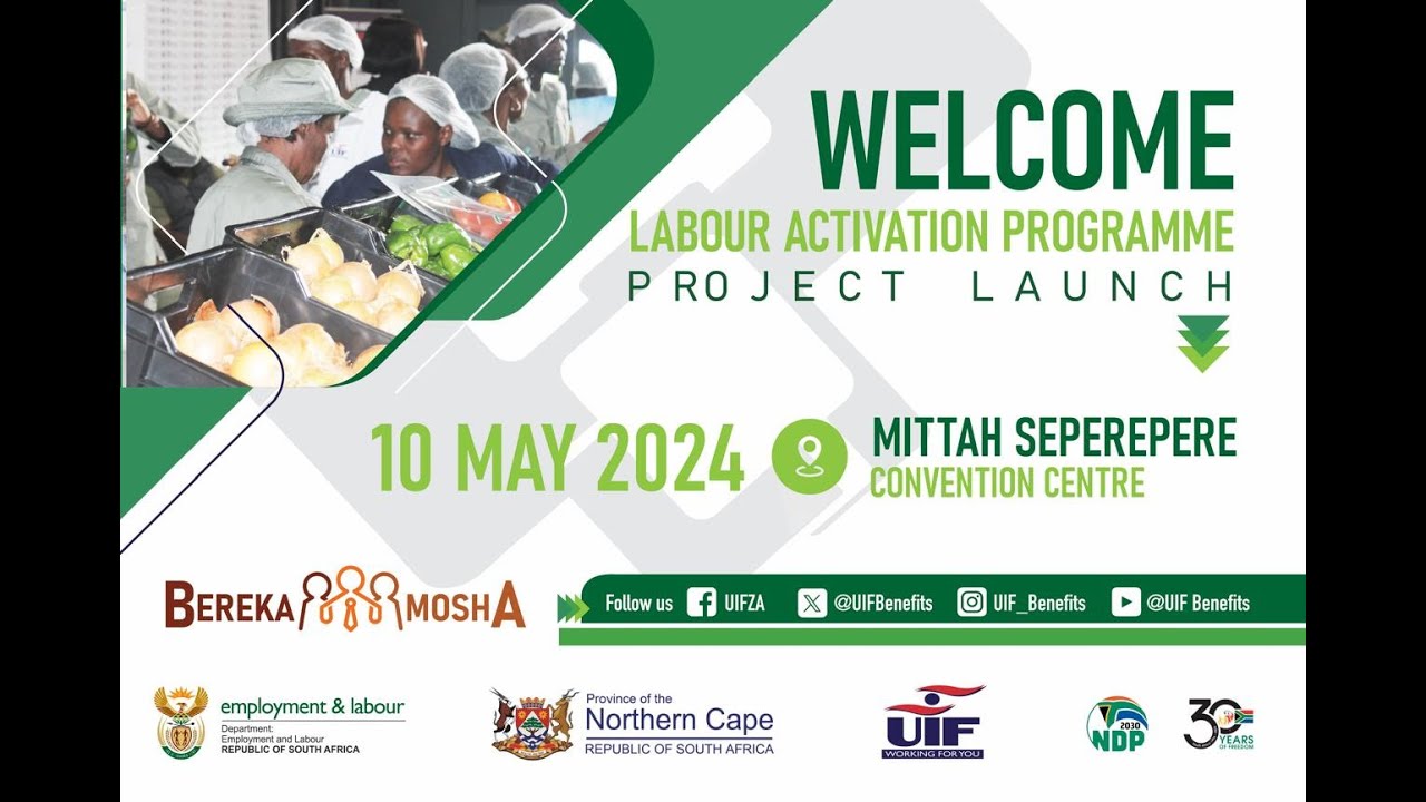 WATCH LIVE: #UIF's Labour Activation Programme Northern Cape Launch.