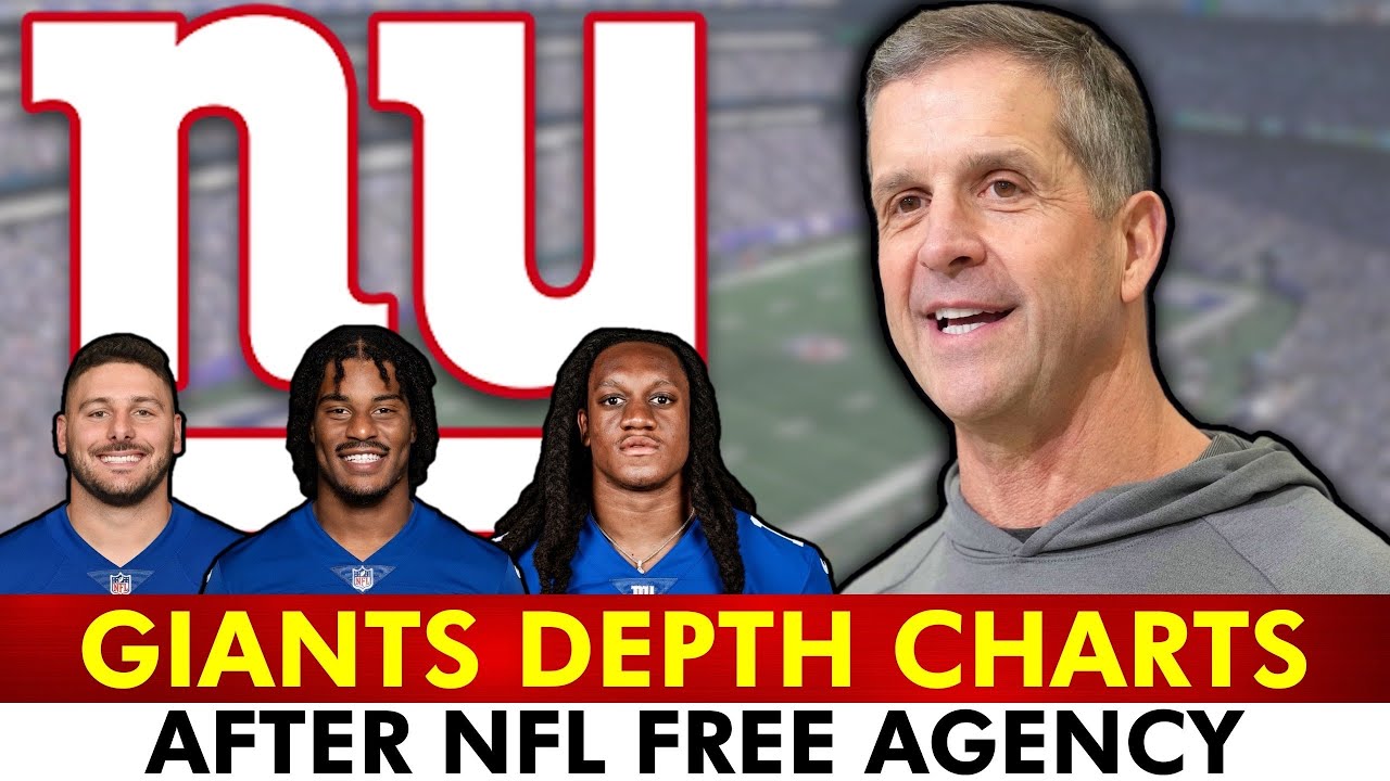 UPDATED Giants Depth Charts After NFL Free Agency