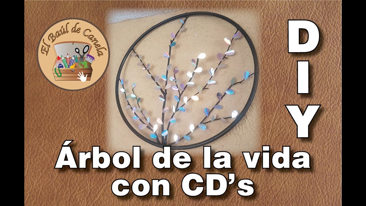 Cómo Hacer un Árbol de la Vida con CD´s